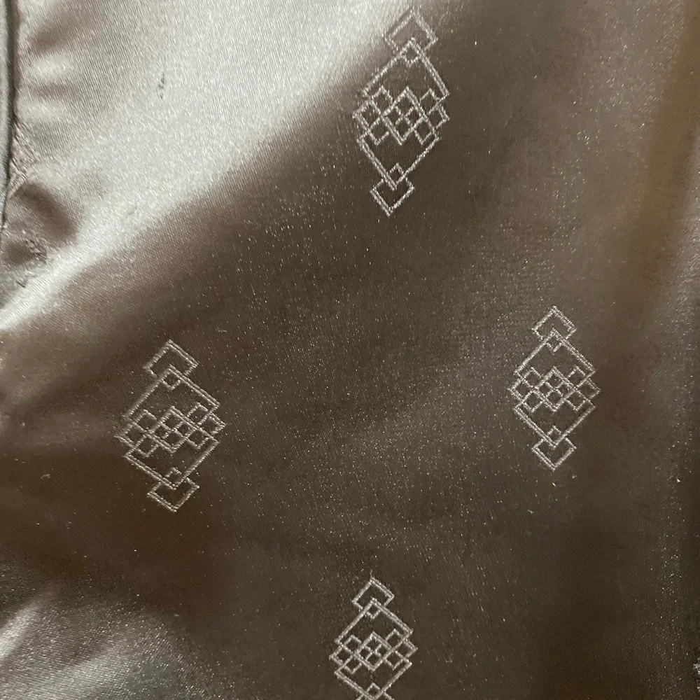 Vintage Men's Black Double-Breasted Smoking Coat
